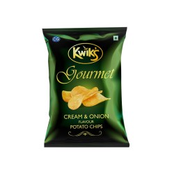 Kwik’s Gourmet Potato Chips (Cream Onion)