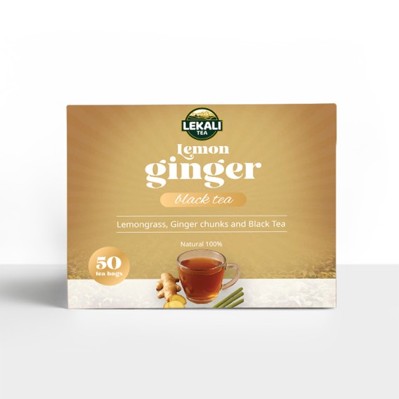 Lemon Ginger Black Tea Bags